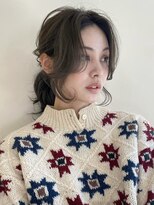 トータルビューティーサロン プリエ(prier) ゆるふわポニーテール/暗髪/地毛風カラー/フェイスフレーミング