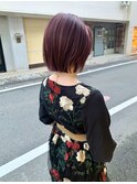 【till_kage】レイヤーボブ+チェリーレッド