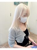 【morio坪井】ケアブリーチ ×ブロンド