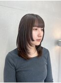 ナチュラルモード 姫カット×レイヤー
