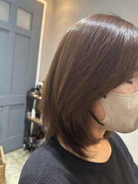 ワ ヘアー(wa-hair) 大人ボブ　くびれボブ　レイヤー　内巻きボブ　レイヤーカット