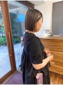 切りっぱなしボブ