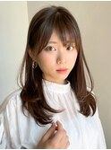 ミディアムレイヤーカット*髪質改善カラー*30代40代50代