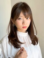 ミディアムレイヤーカット*髪質改善カラー*30代40代50代