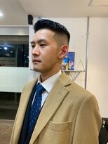 グッドプレイスアンドシング(Good Place&thing)&nbsp;メンズ刈り上げ短髪ハイスキンフェードクロップバーバースタイル