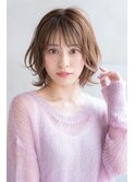 Kate〔大宮〕オリーブベージュ×クビレボブ