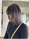レイヤーカットとバレイヤージュカラー