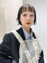 テルヴェ(Terve) インナーカラー前髪インナーデザインカラー切りっぱなしボブヘア