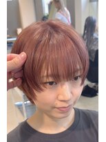 ラック 表参道(LUCK)&nbsp;オレンジカラー//ケアブリーチ/ブリーチ/表参道/原宿