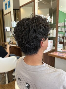 ジップ 浜田店(zip) メンズゆるウェーブ×40代柔らか印象
