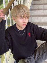 メンズサロン キング 心斎橋店(Men’s salon K!ng) 韓国マッシュセンターパートツーブロックメンズハイライトウルフ