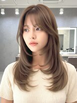 フュー 新小岩(few.)&nbsp;新小岩/レイヤーカット/前髪カット/顔周り/ボブ/髪質改善/韓国