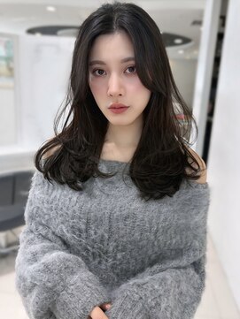 エアー 青山(AIR) 美髪レイヤーカット/顔まわりレイヤー/くびれロングレイヤー