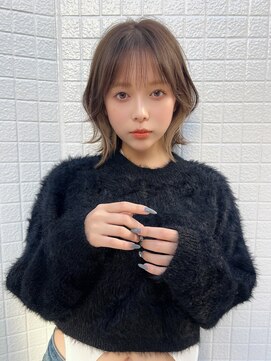 エース (ACE) ACE 横浜 レイヤーボブ×クールグレージュ