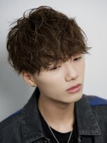 ルーシー 渋谷(LUCEY)&nbsp;ツイストスパイラルパーマ波巻きパーマメンズカットメンズパーマ