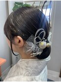 卒業式ヘアセット袴