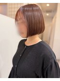 艶感たっぷり◎ブラウンボブ
