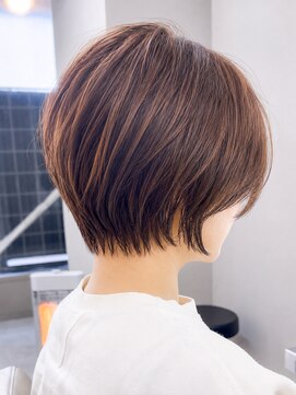 アイドットプラスサッポロ 札幌(i.+SAPPORO) ミルクブラウン白髪ぼかし髪質改善小顔ショート