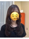 大人可愛いレイヤーカット