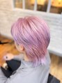 イオ 本厚木(io) 透明感抜群!ダメージレスブリーチで作るラベンダーピンク!