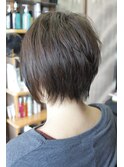 小・顔ショート×デザインローライト