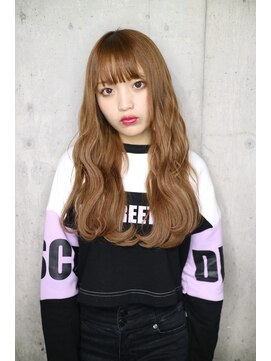 サロンドミルク 原宿(salon de MiLK) 【salon de MiLK 原宿】ハイトーン×Mixウェーブ