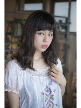 ヘアーミューズ リベロ(hair muse Livero) 【Livero】グレージュ×厚めバング 2