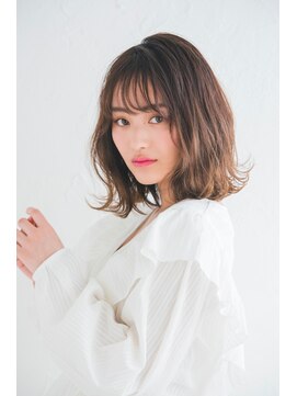 リトル ソルト 渋谷(little×salt) ゆるふわウェーブのヘルシーミディ