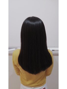 ヘアアンドネイルイミュン(Hair&Nail immune) 大人ナチュラルロング　30代40代50代　藤沢　白髪染めで髪質改善