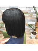 ダメージレス縮毛矯正×ボブ