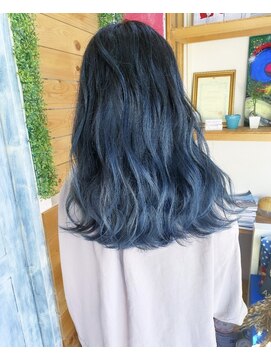 トーク 伊丹本店(TAL'KE) TAL'KE/バレイヤージュ×ブルーブラック_805