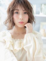 カバーヘア 上尾西口店(COVER HAIR)&nbsp;ハイライト外国人風カーキアッシュくびれボブb上尾20代30代40代