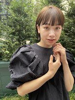 ビュートリアム265(BEAUTRIUM 265)&nbsp;小顔カット◎ミニボブ×ベージュカラー