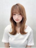 ヘルシーロング韓国プラチナベージュ透明感20代30代40代/表参道