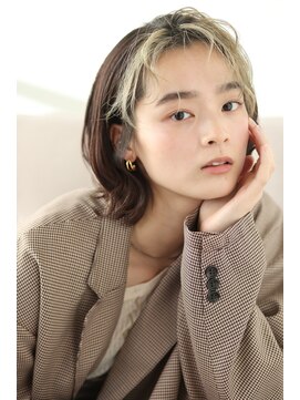 シェール(cher) バングカラー/ショートボブ【cher西宮北口:三田】