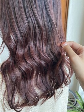 パディントン(Paddington) ブリーチ無しで作る、ガールズ・ダークチェリー☆