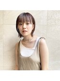 [代々木]ナチュラルピンクスイートAラインの甘辛ショートボブ