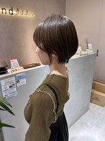 サンド 池袋(sand)&nbsp;韓国風ヘア/ワンホンヘア/ベージュカラー/顔周りカット