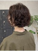 軽やかなボブ×パーマスタイル