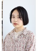 丸みボブスタイル【目黒不動前】