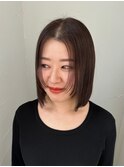 大人ぷつっとレイヤーボブ