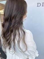 ディーヴァヘアーエズ(DIVA hair Eze)&nbsp;【natsuki】イヤリングカラー×ベージュ