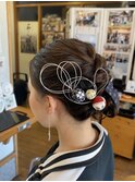 お祭りヘアセット