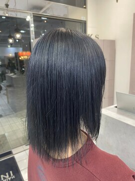 インパークス 西新井店(INPARKS) ブルーブラック/ブリーチダブルカラー