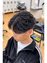 ビカム 名駅(become)&nbsp;フェザーパーマメンズマッシュ