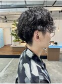 抜け感パーマ