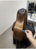 ブリーチ履歴の髪質改善縮毛矯正【町田】