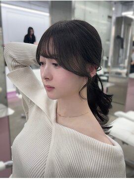 エヌアイ オモテサンドウ(ni omotesando) 骨格に合わせた盛れるお顔周りカット♪