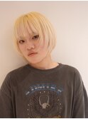 ウルフカット/抜きっぱなしブロンド