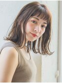 髪質改善トリートメントミルクティーベージュカラーくびれヘア